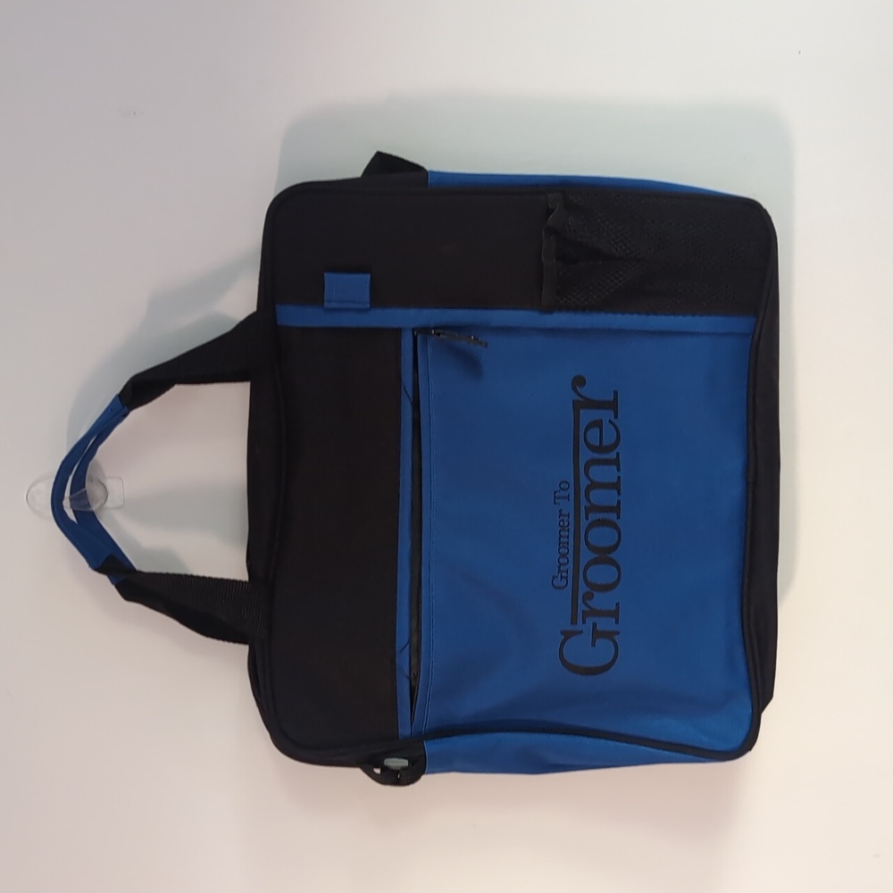 Blue and Black Groomer To Groomer Dog Carrying Bag